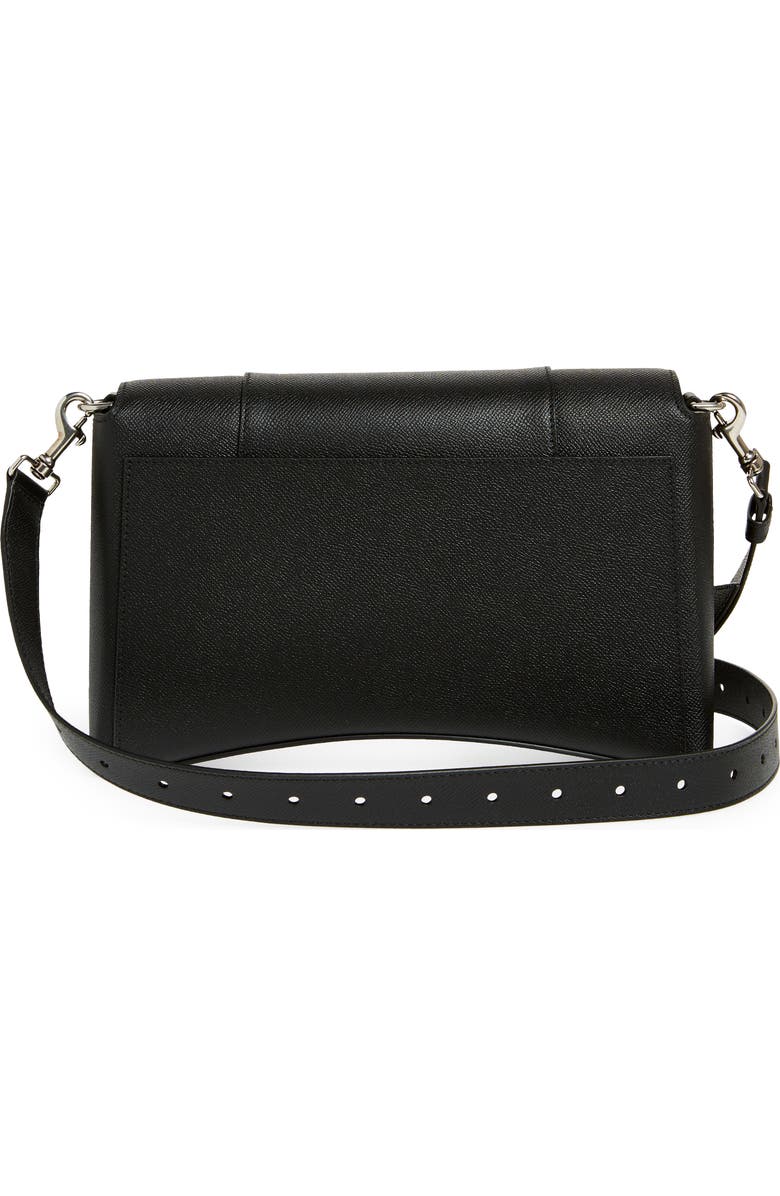 Balenciaga Downtown Grained Leather Crossbody Bag, Alternate, color,