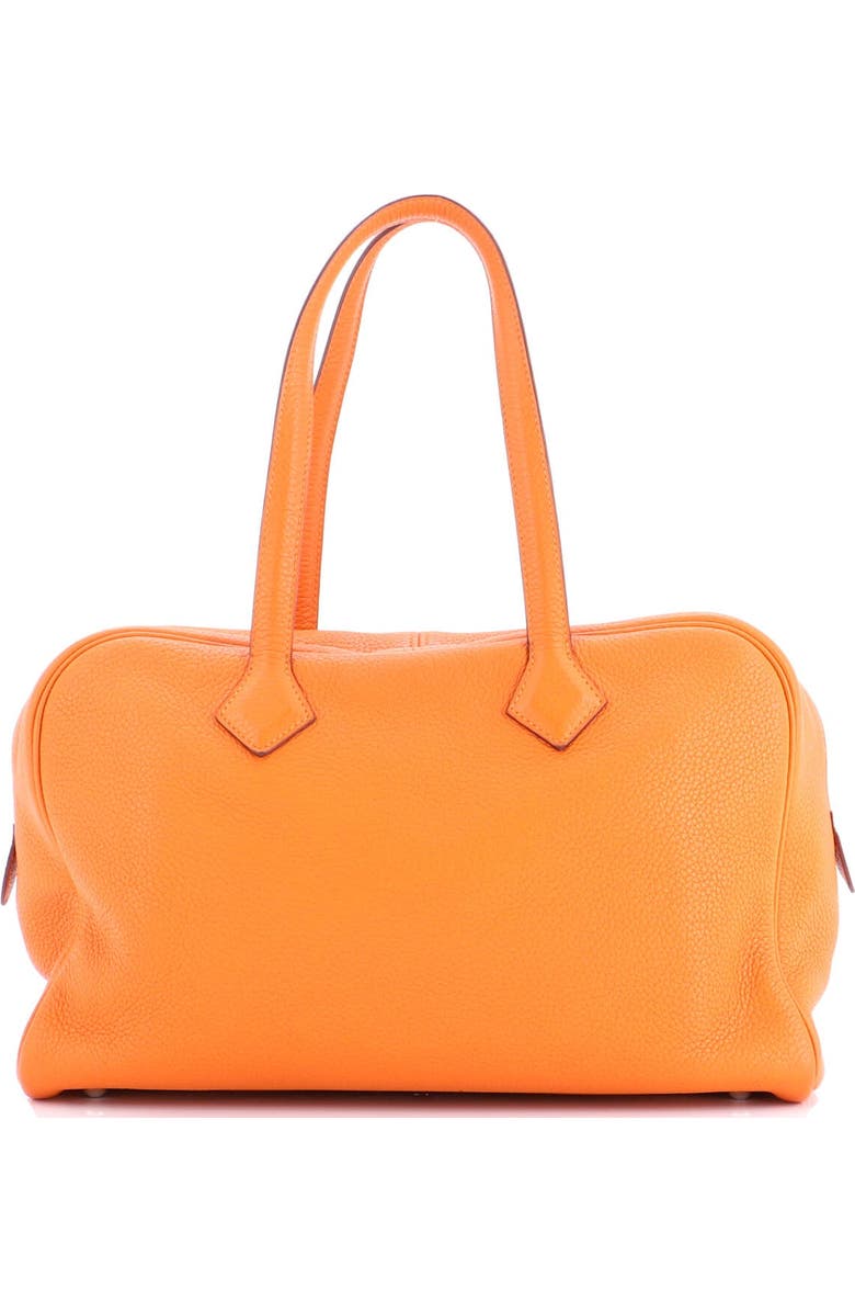 Pre-Owned Hermes Victoria II Bag Clemence 35, Alternate, color, Orange H