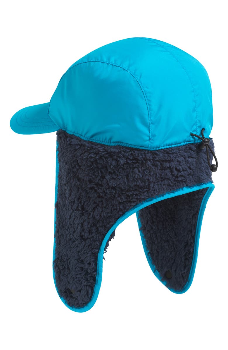 The North Face Kids' Shasta Trapper Cap, Alternate, color, Meridian Blue/ Summit Navy