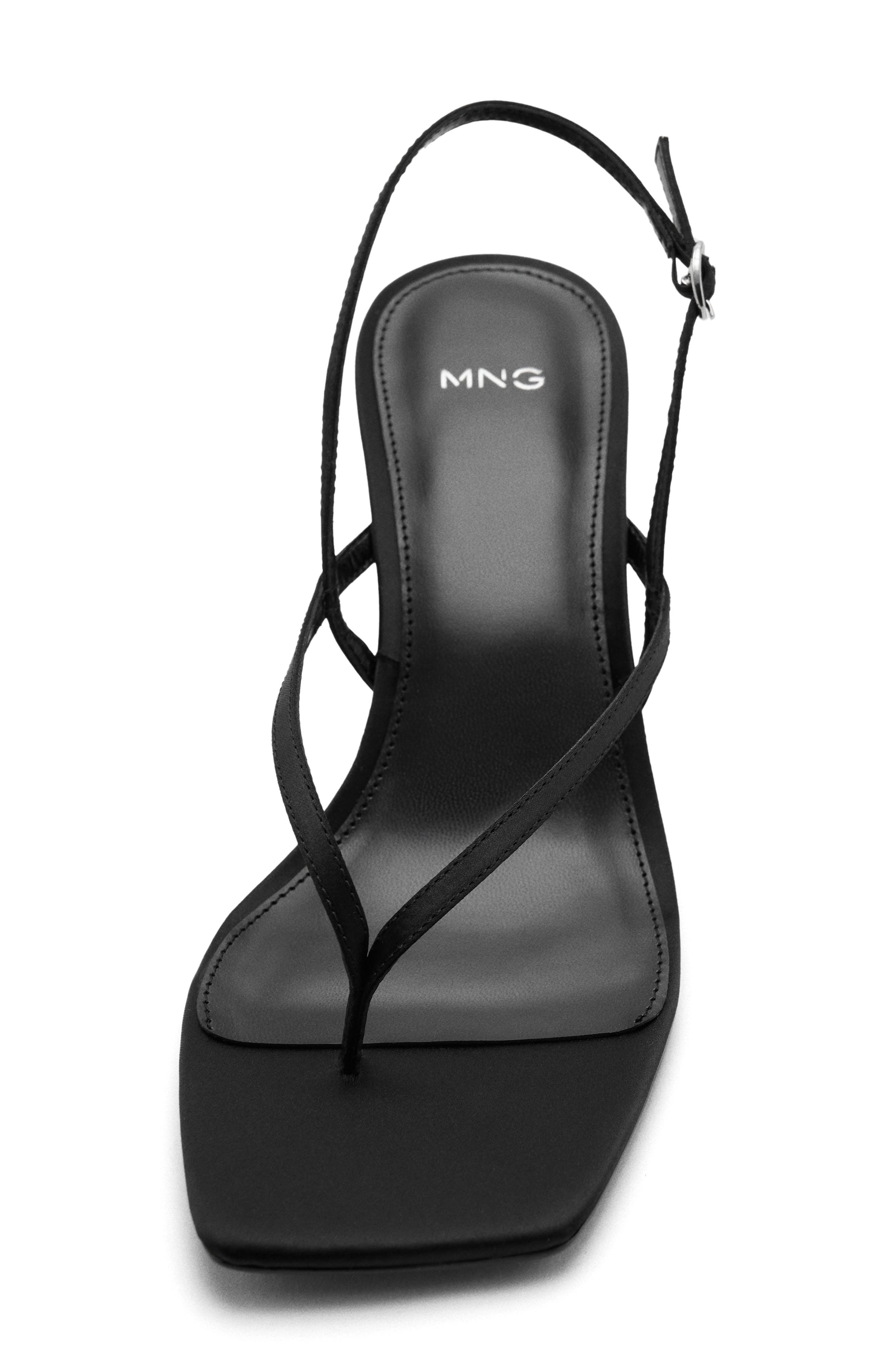 MANGO Ross Sandal, Alternate, color, Black