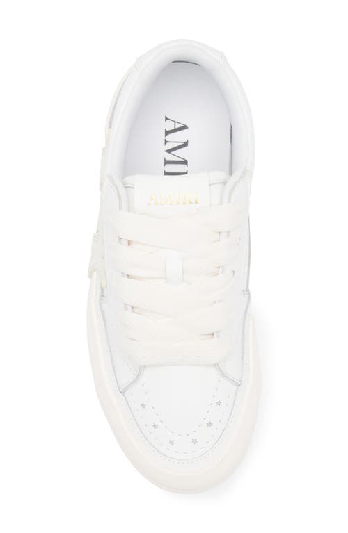Amiri Sunset Skate Low Top Sneaker In White