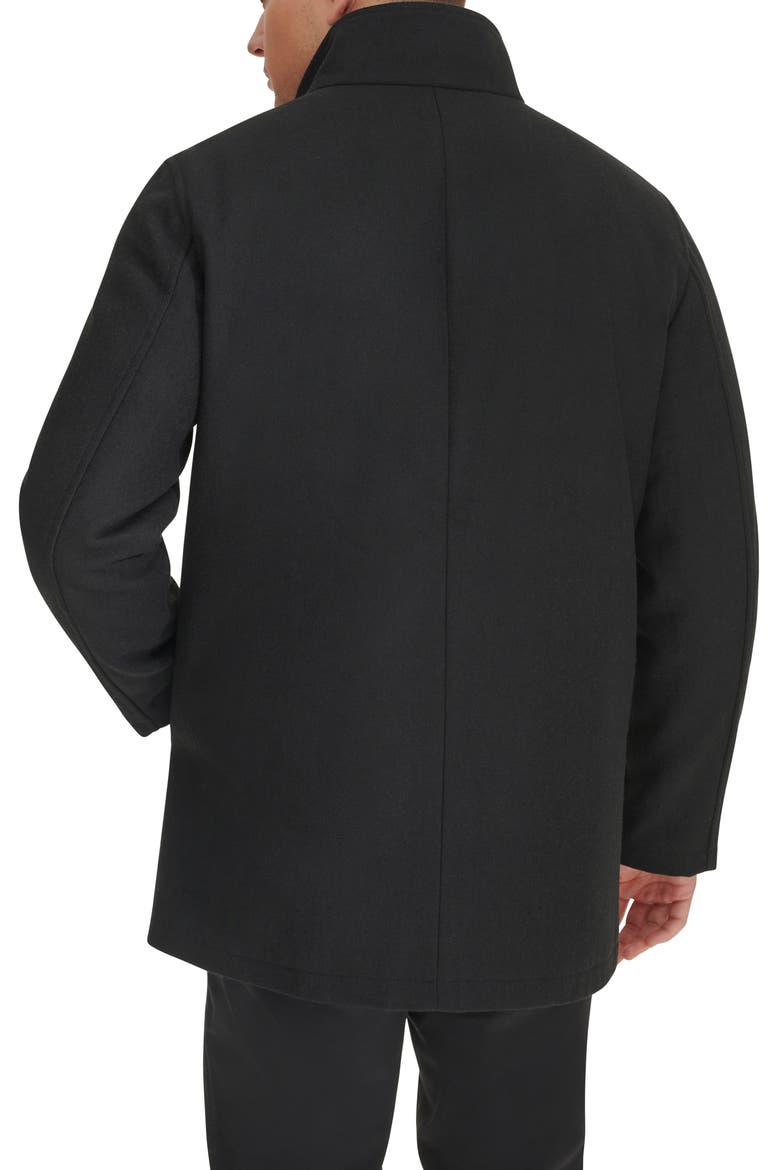 Walking Coat with Bib, Alternate, color, BLACK