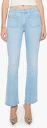 MOTHER The Patch Pocket Mid Rise Flare Jeans