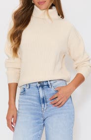 VICI Collection Moonlit Rib Turtleneck Sweater