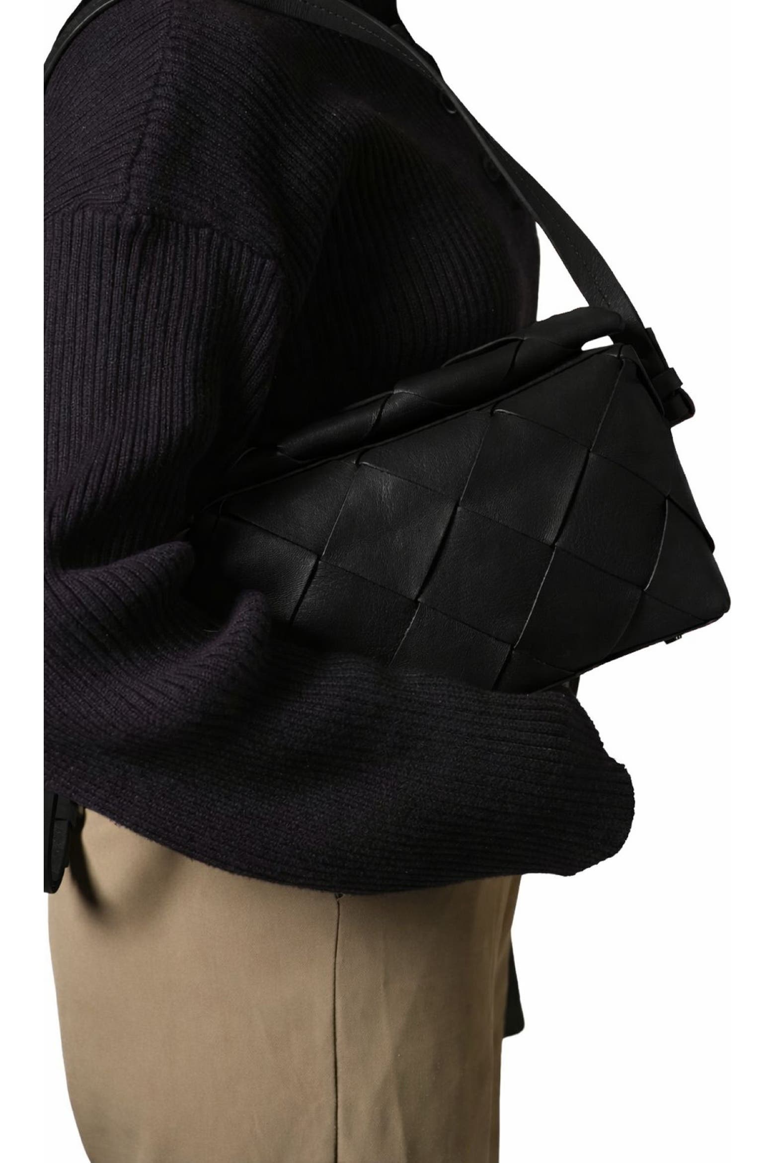 Mudae Colorll Ecotorie Maude Woven Leather Crossbody Bag (Women) | Nordstromrack