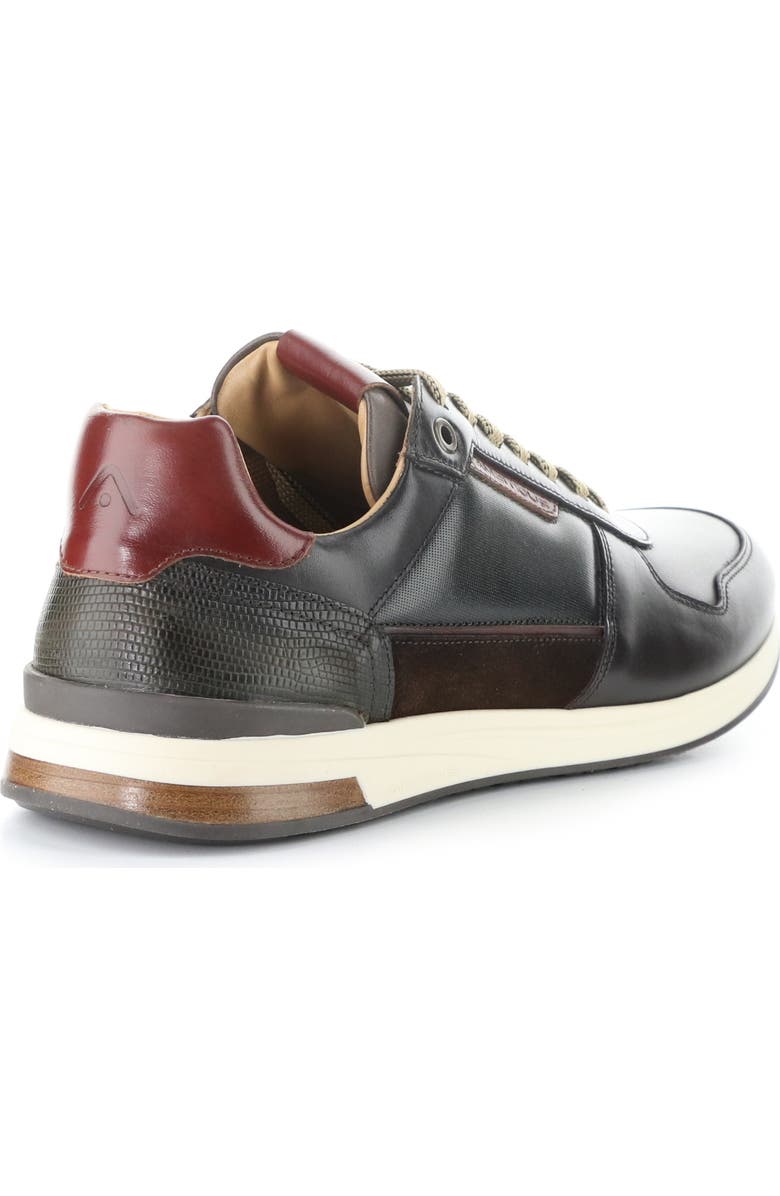 Ambitious Mixed Leather Lace-Up Sneaker, Alternate, color, Combi Leather