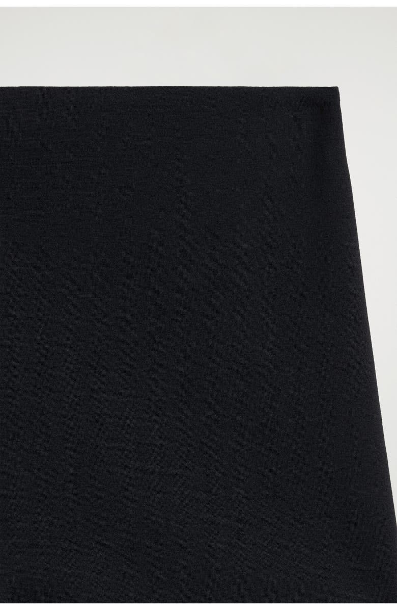 COS Minimal Jersey Shorts, Alternate, color, Black