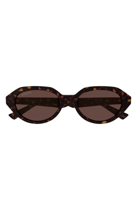 53mm Geometric Sunglasses