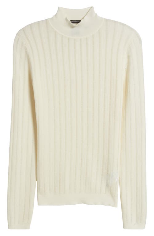 Hugo Boss Boss Fatirami Rib Wool Mockneck Sweater
