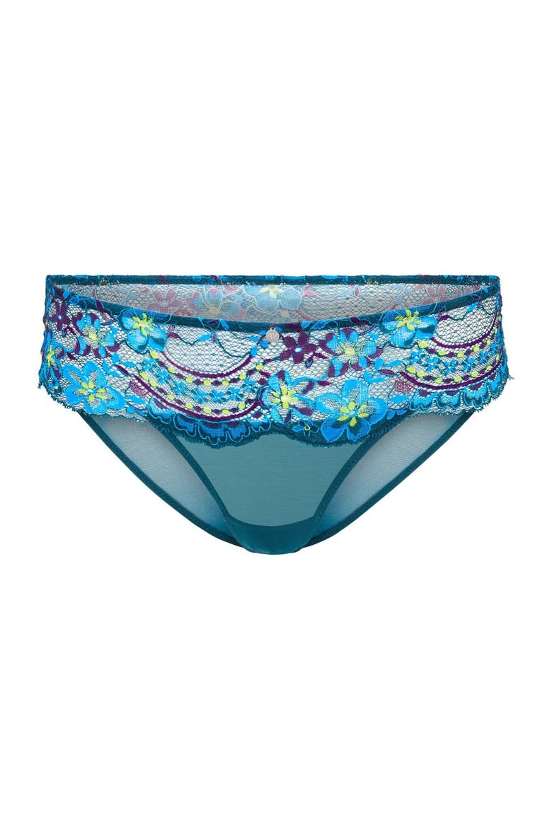 Nicholette Cheeky Panties, Alternate, color, Floral blue