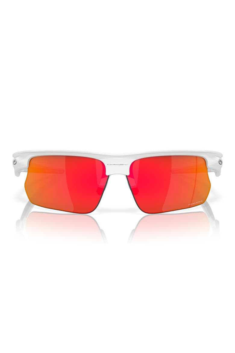 Bisphera 68mm Prizm™ Gradient Oversize Rectangular Sunglasses, Main, color, RUBY