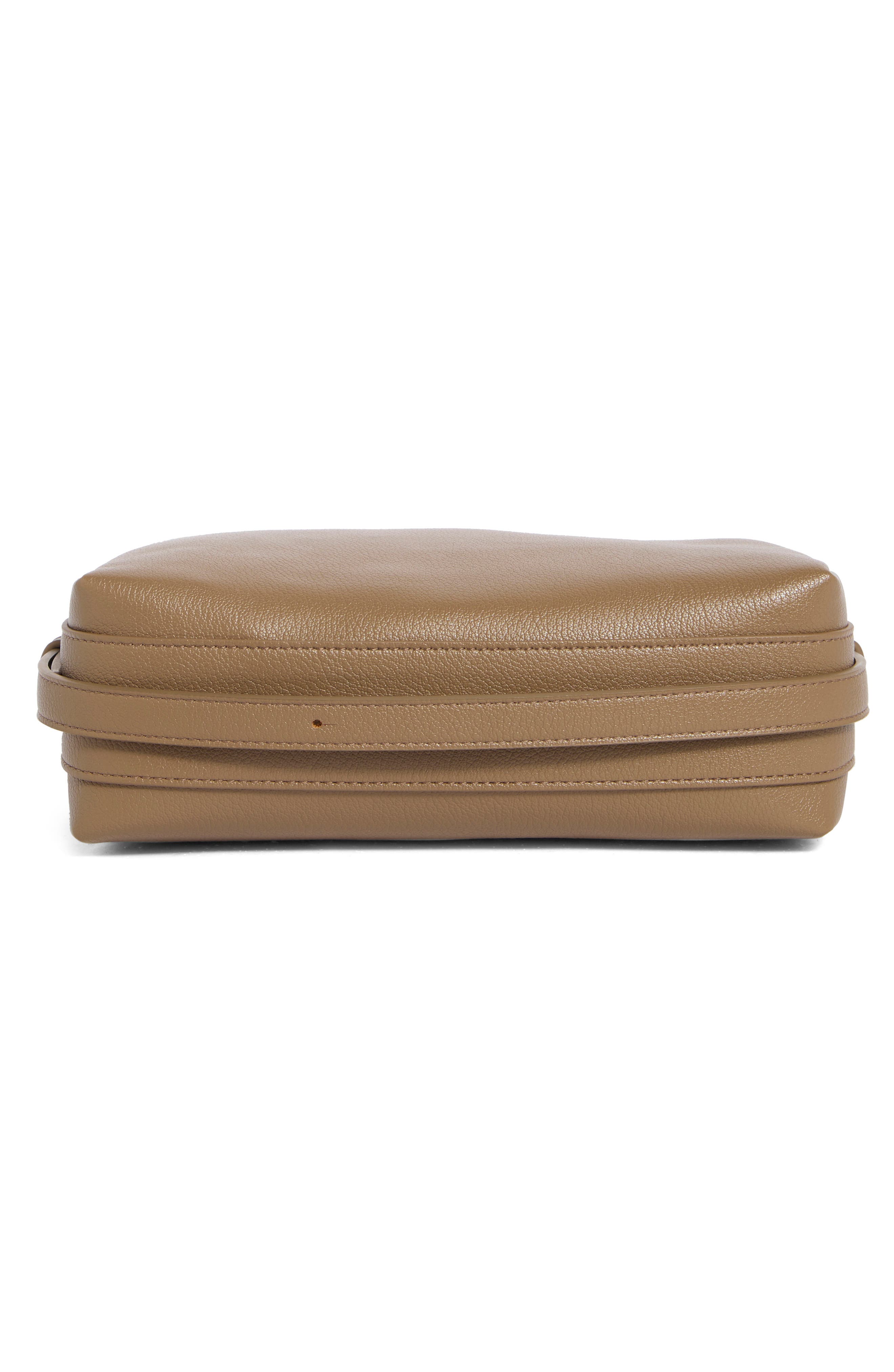 Convertible Faux Leather Shoulder Bag, Alternate, color, TAUPE