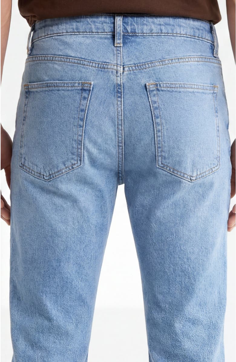 Solomon & Sage Men's S&S Straight Leg Jeans, Alternate, color, Light Wash