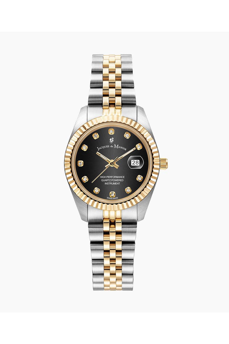 Inspiration -  31mm, Black Dial, Two-Tone Stainless Steel Ladies Watch, Main, color, Black
