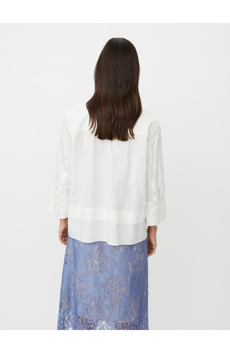 Masai Copenhagen MaIanela 3/4 Sleeve Shirt, Alternate, color, Jet Stream