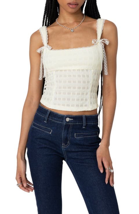 Lace Bustier Corset Top