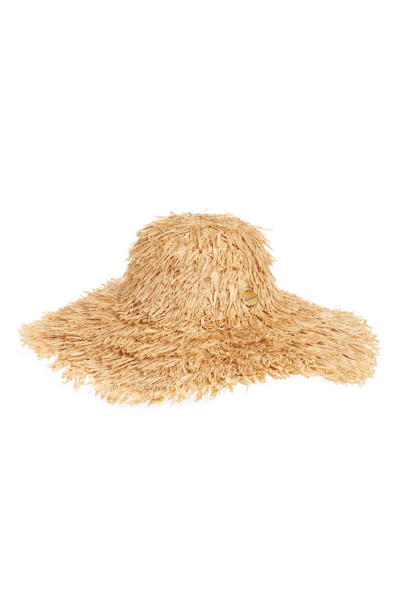 Ruslan Baginskiy Nest Straw Hat, Main, color, Natural Straw