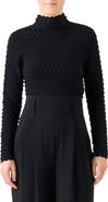 Akris punto Dot Mock Neck Sweater
