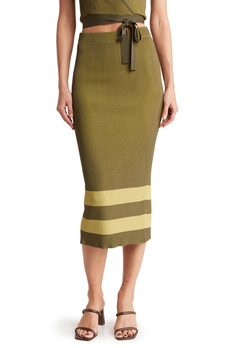 Toccin Striped Tube Skirt, Main, color, 