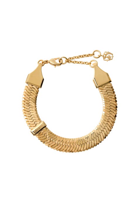 Engraved Check Bracelet