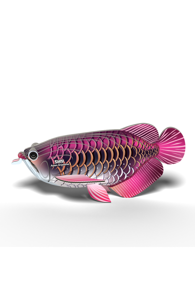 Eugy Puzzles Asian Arowana 3D Puzzle, Alternate, color, NO COLOR