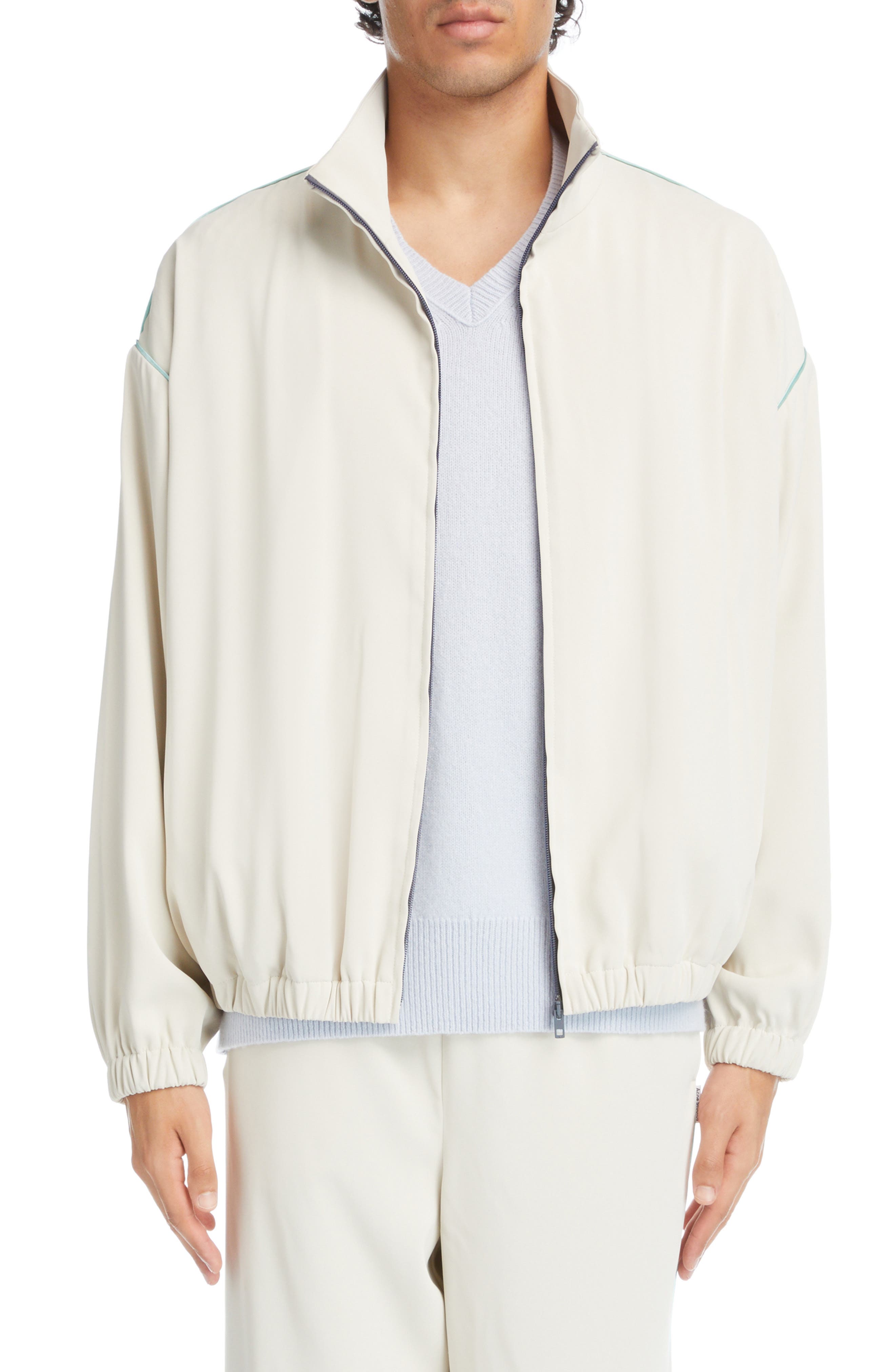 Acne Studios x Karen Kilimnik Cat Graphic Jacket (Men) | Nordstrom