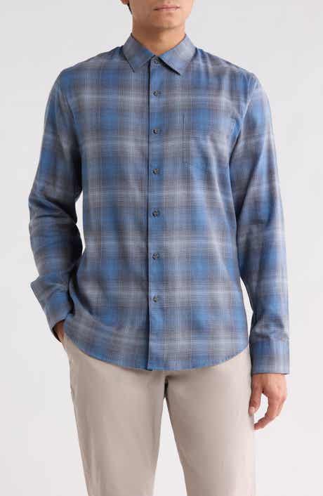 Inwood Plaid Long Sleeve Button-Up Shirt