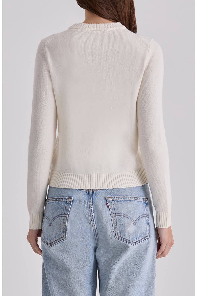 Daisie Wool & Cashmere Cardigan, Alternate, color, IVORY