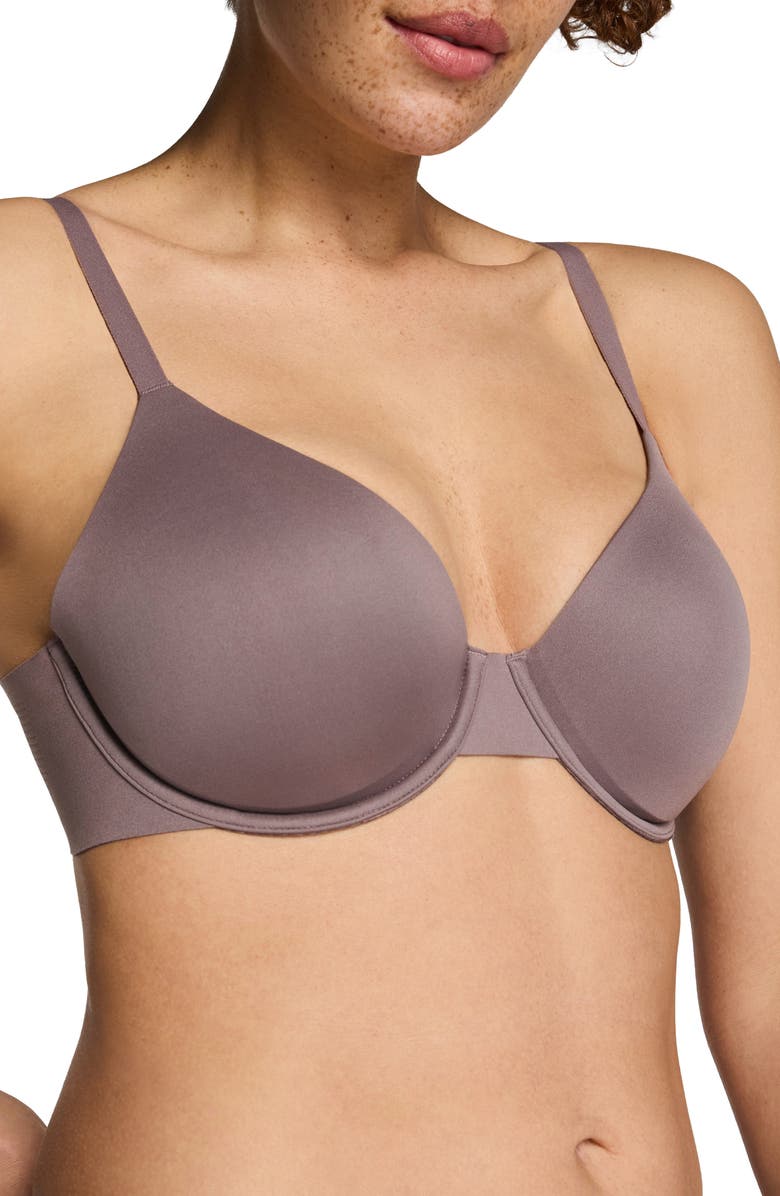 SPANX<sup>®</sup> Lightly Lined Underwire T-Shirt Bra, Alternate, color, Granite