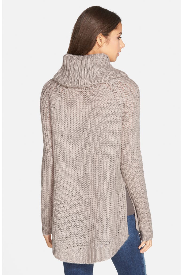 Cowl Neck Sweater, Alternate, color, MOCHA