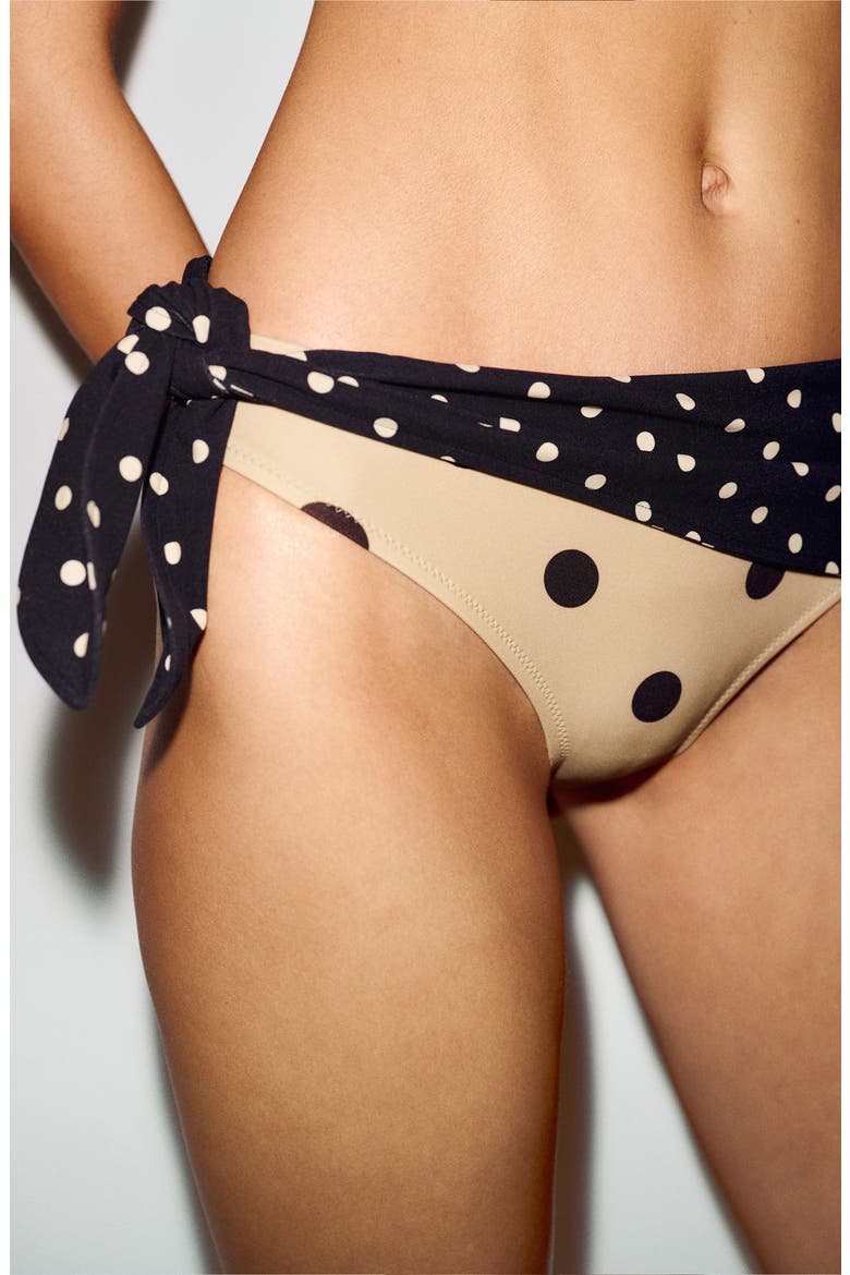 Riva Polka Dot Bikini Briefs, Alternate, color, DUNE LUNA DOTS