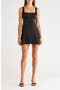 Tie Back Satin Minidress