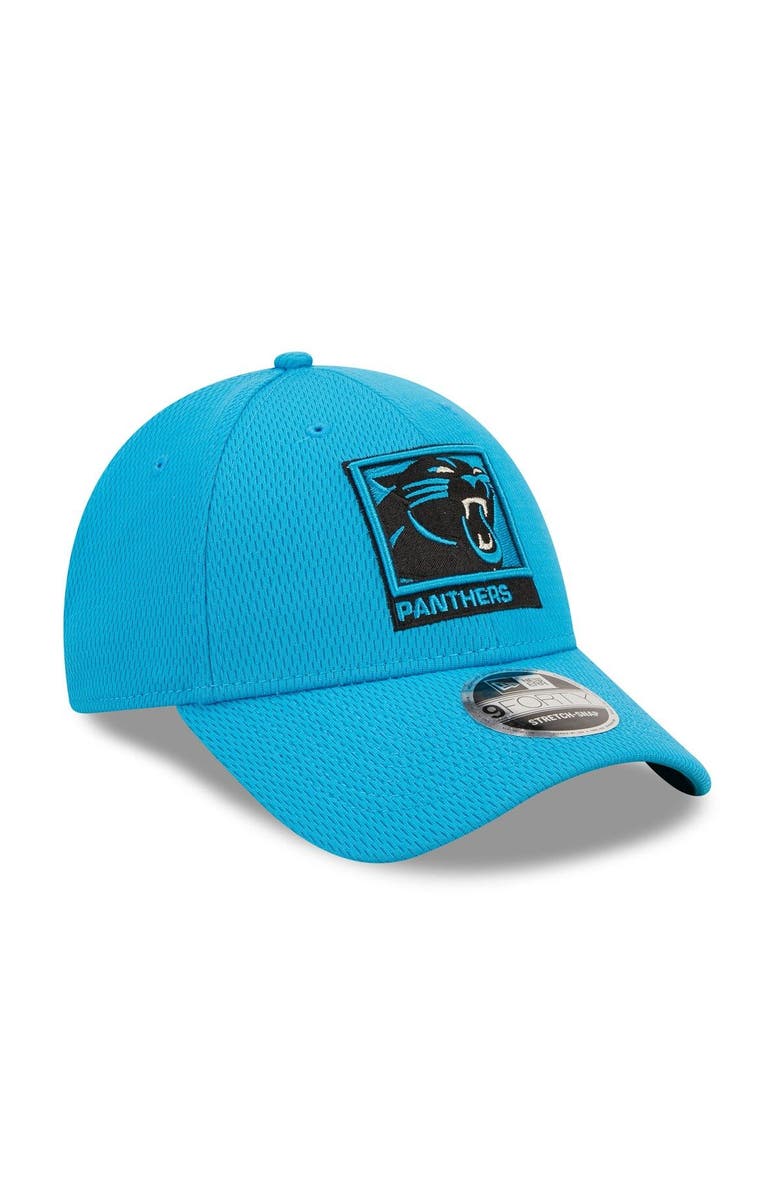 New Era Men's New Era Blue Carolina Panthers Framed AF 9FORTY Snapback Hat, Alternate, color,