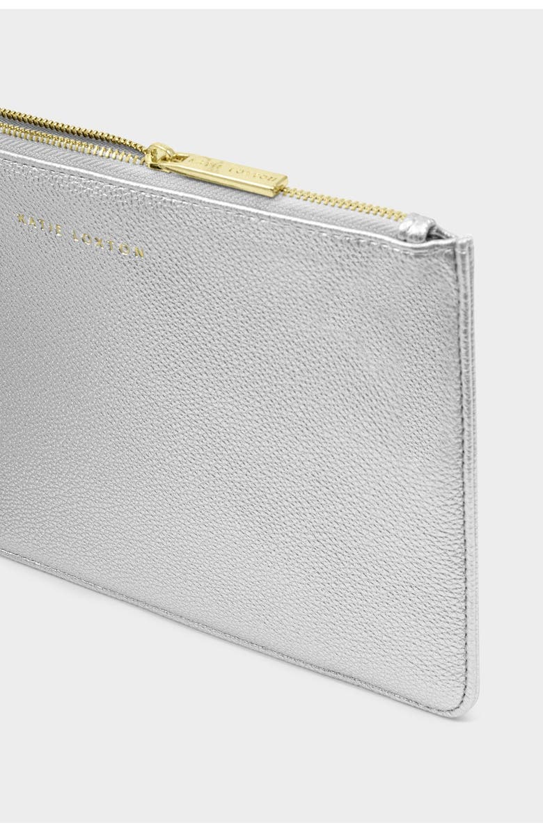 Katie Loxton Hallie Wristlet Pouch, Alternate, color, Silver