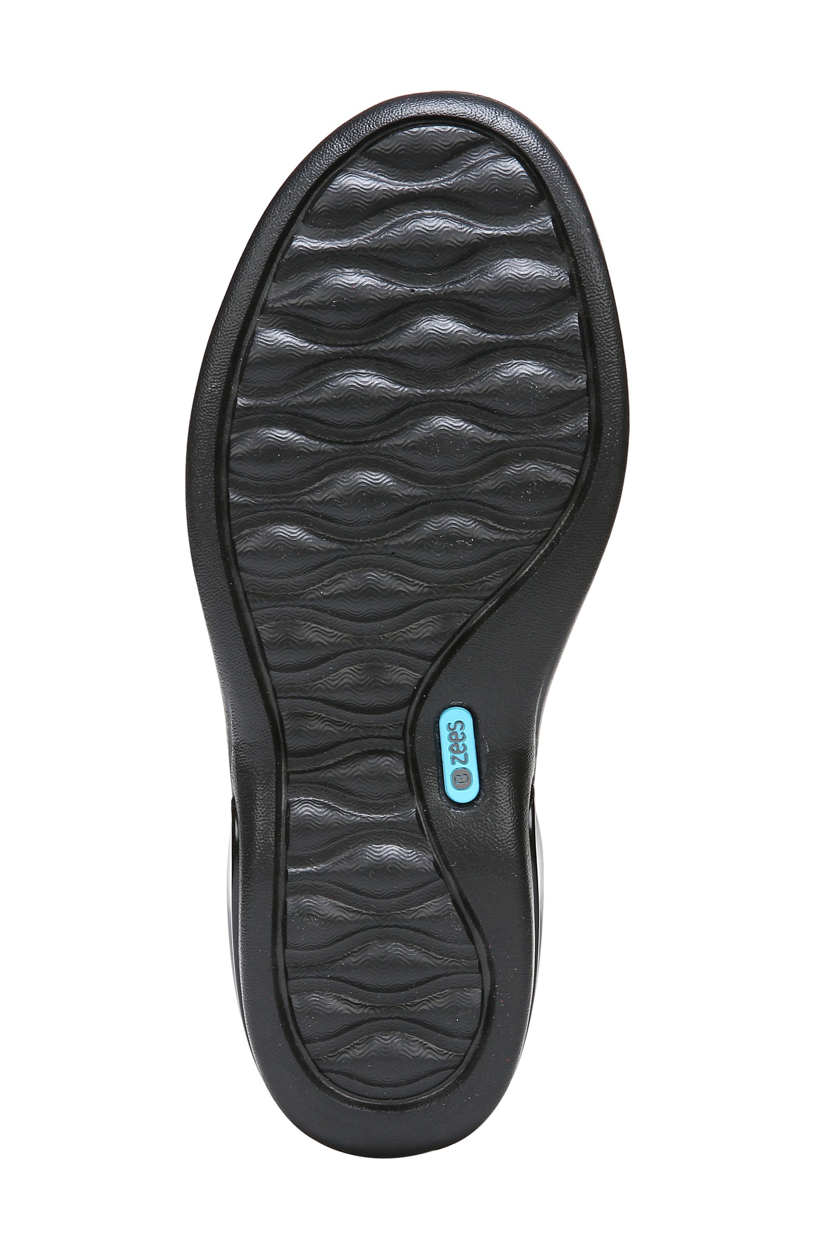 BZees Nuance Slip-On Sneaker 9Women), Alternate, color, Black/ Bronze Fabric