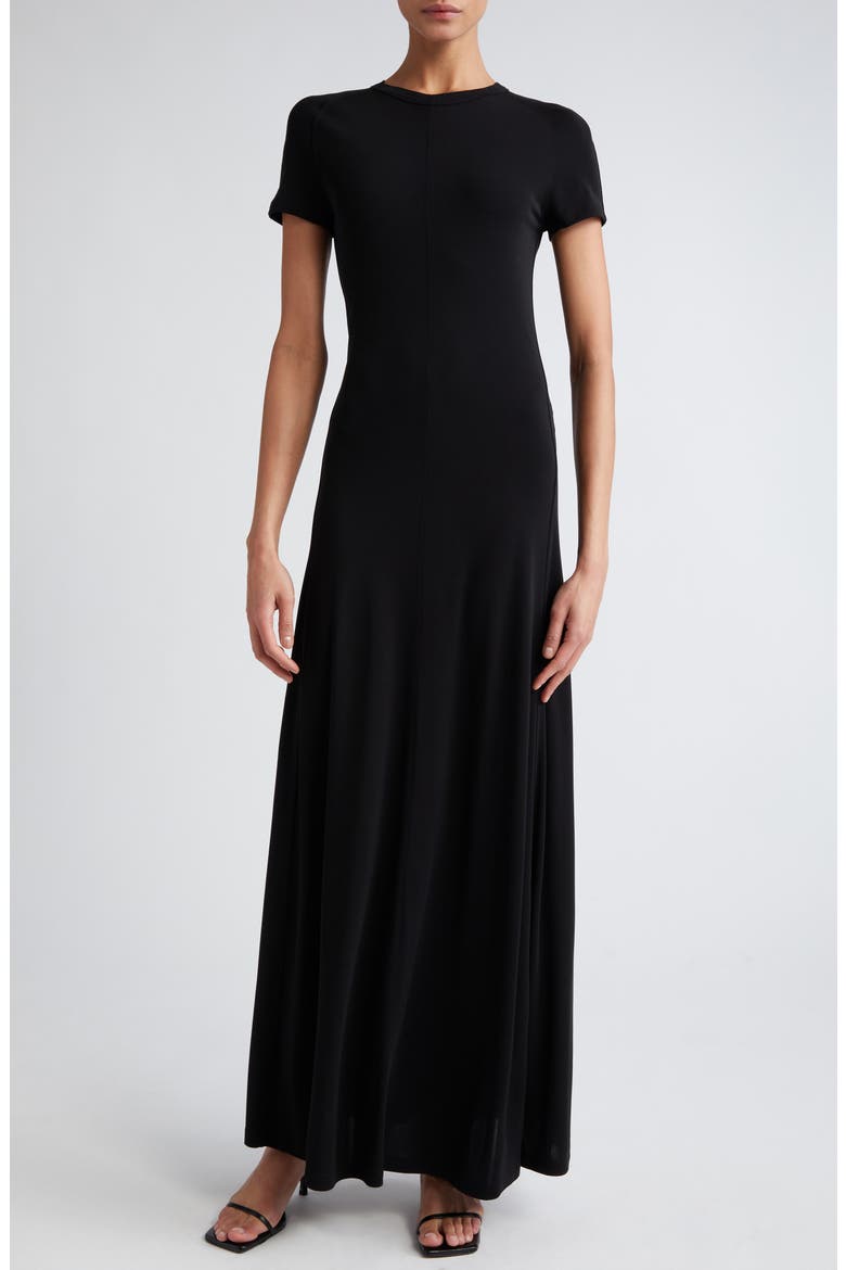 jersey t shirt maxi dress Fluid Jersey Maxi T-Shirt Dress (Women)