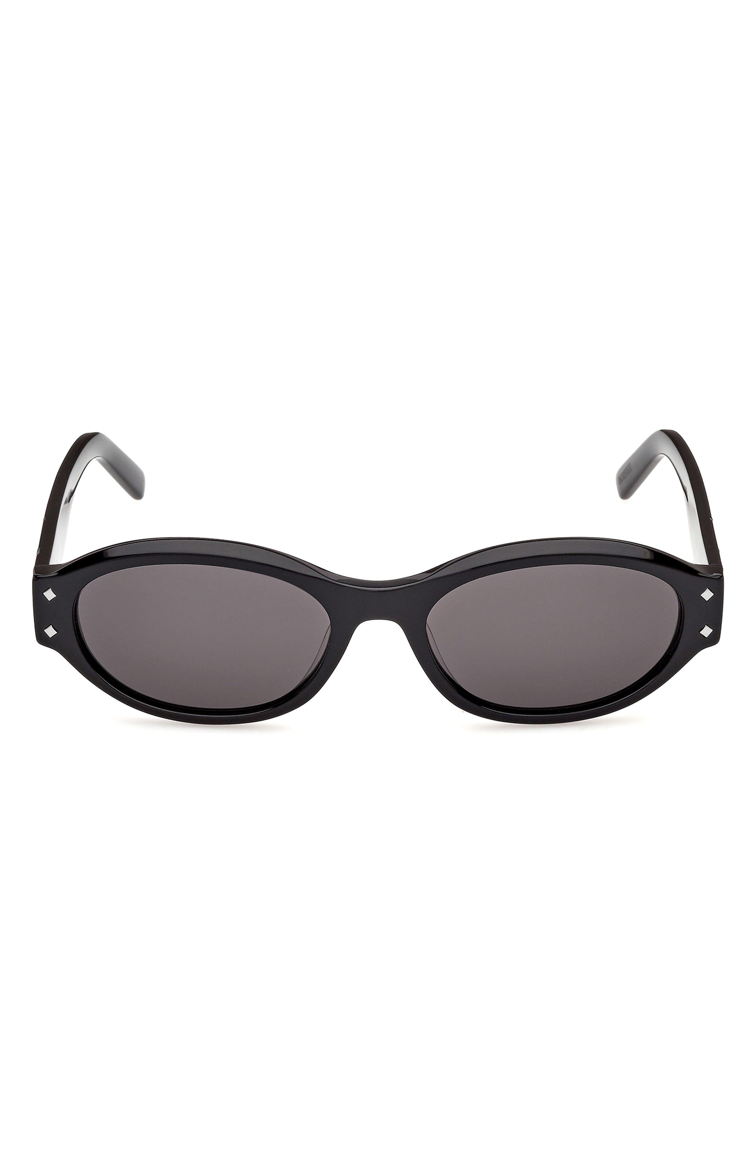 Mcm 55mm Oval Sunglasses In Black