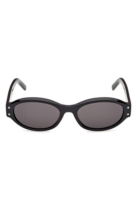 55mm Oval Sunglasses