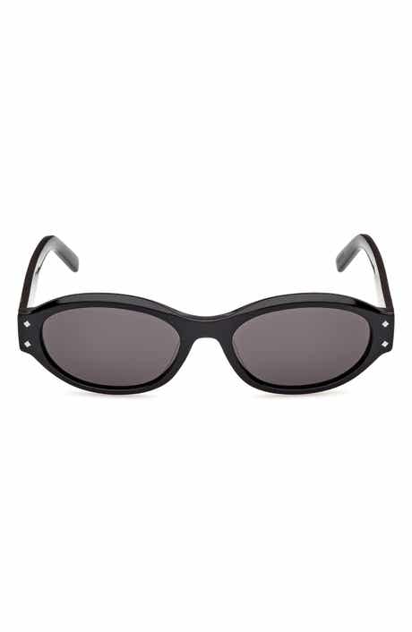 55mm Oval Sunglasses