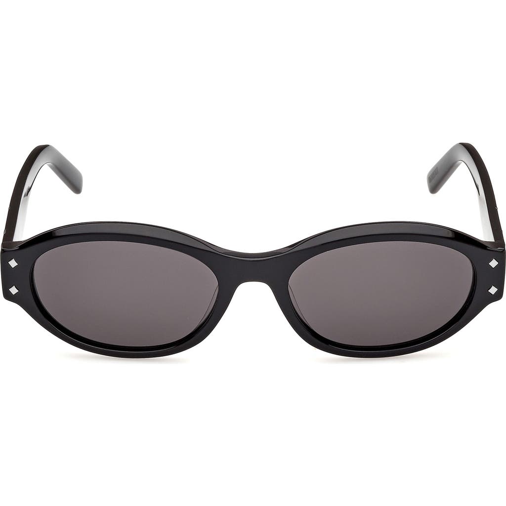Mcm 55mm Oval Sunglasses In Black