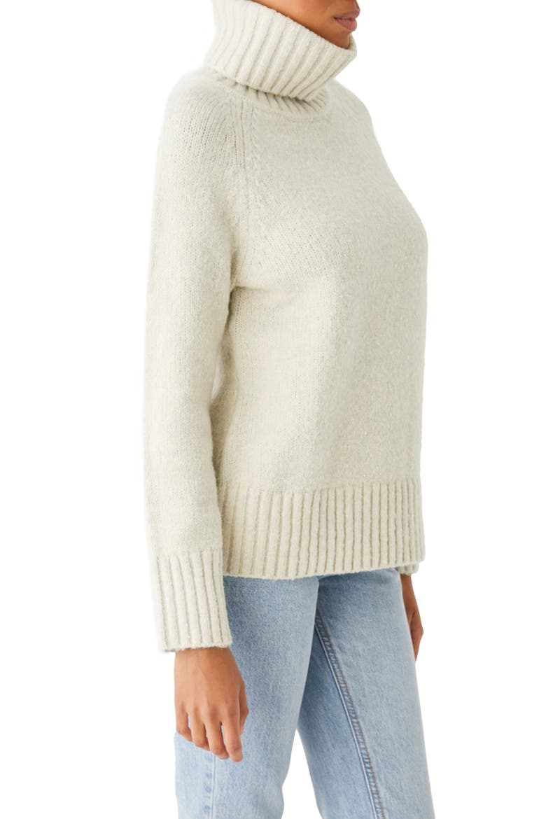 Turtleneck Sweater, Alternate, color, SNOW WHITE