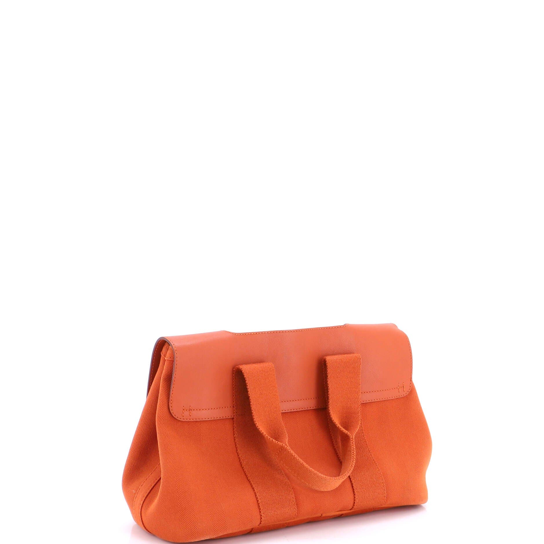 Valparaiso Bag Toile and Leather PM, Alternate, color, Potiron
