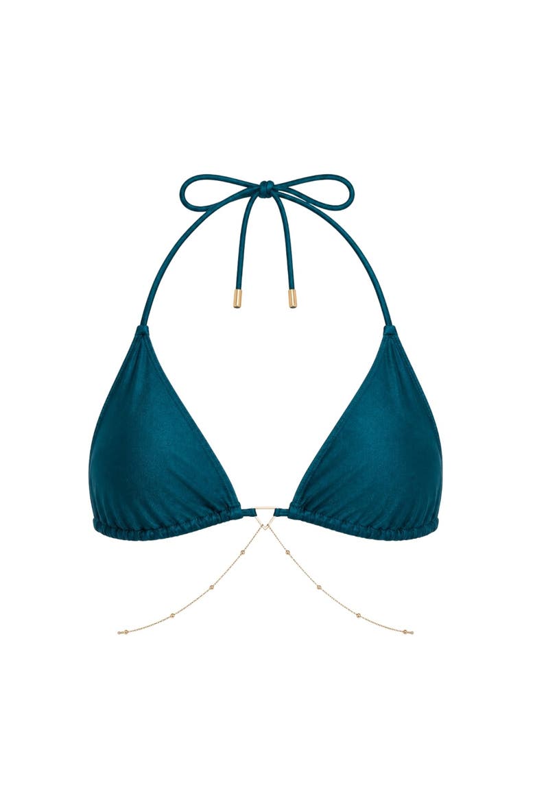Calypso Bikini Top, Main, color, Teal