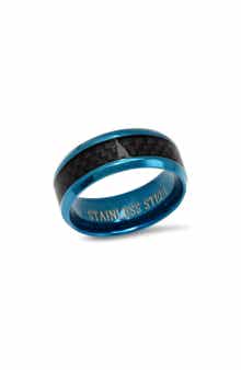 Men's Ion Plated Stainless Steel Band Ring
