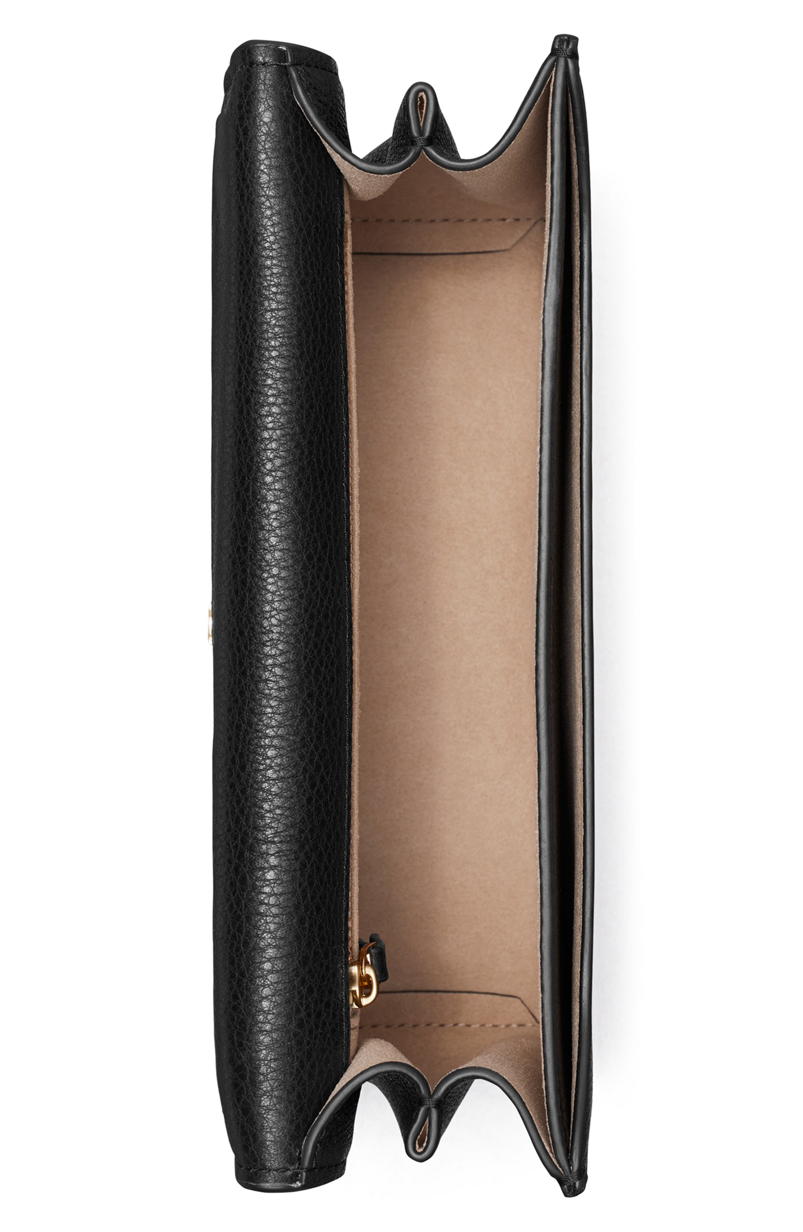 Tory Burch Miller Leather Convertible Shoulder Bag, Alternate, color, 