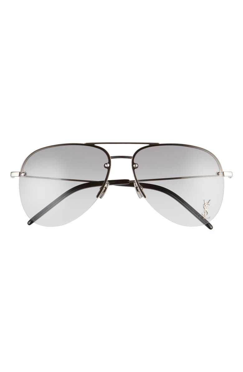 Saint Laurent 59mm Aviator Sunglasses, Main, color, 