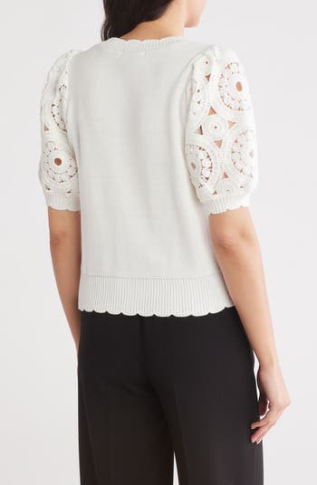 Design History Short Sleeve Cardigan | Nordstromrack