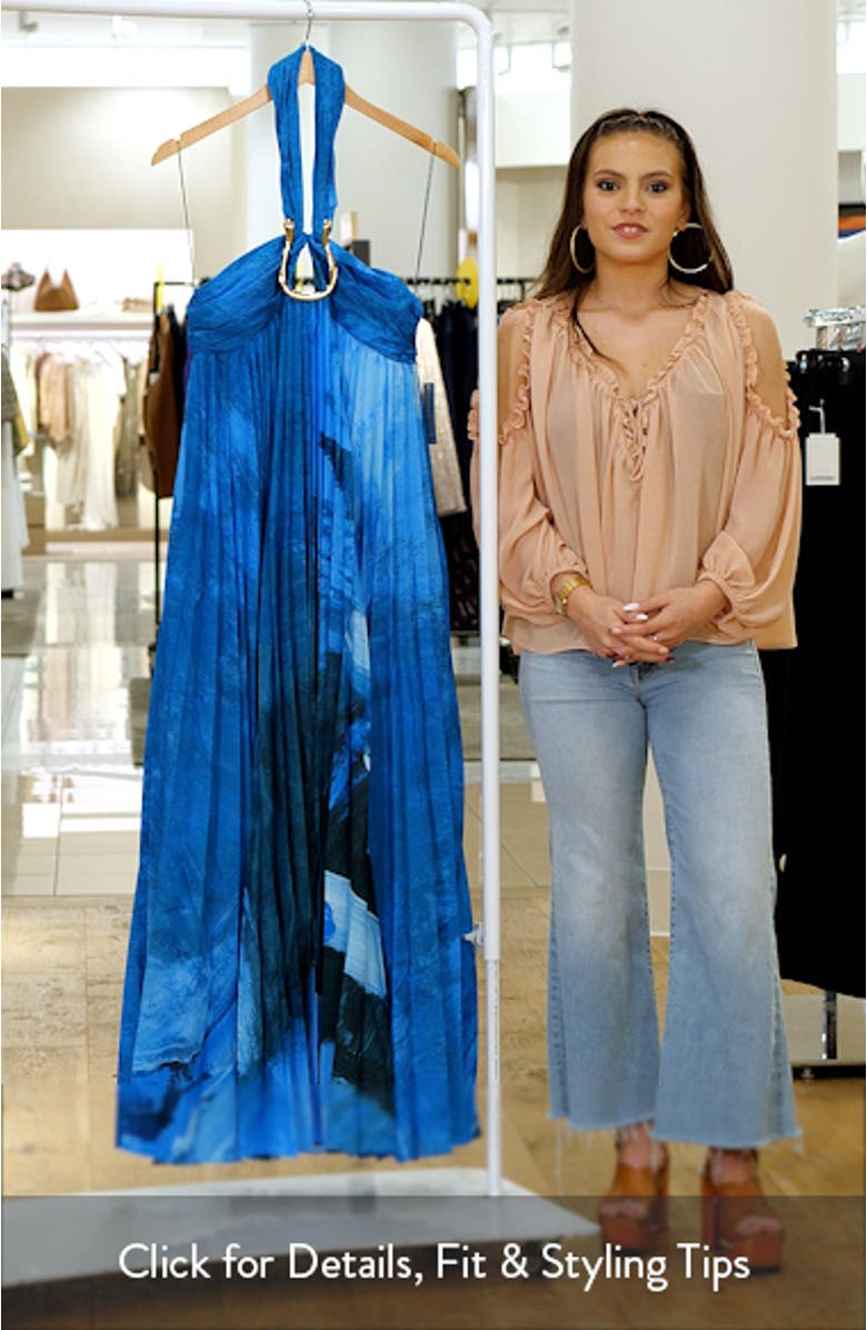 Askham Print Gown, sales video thumbnail