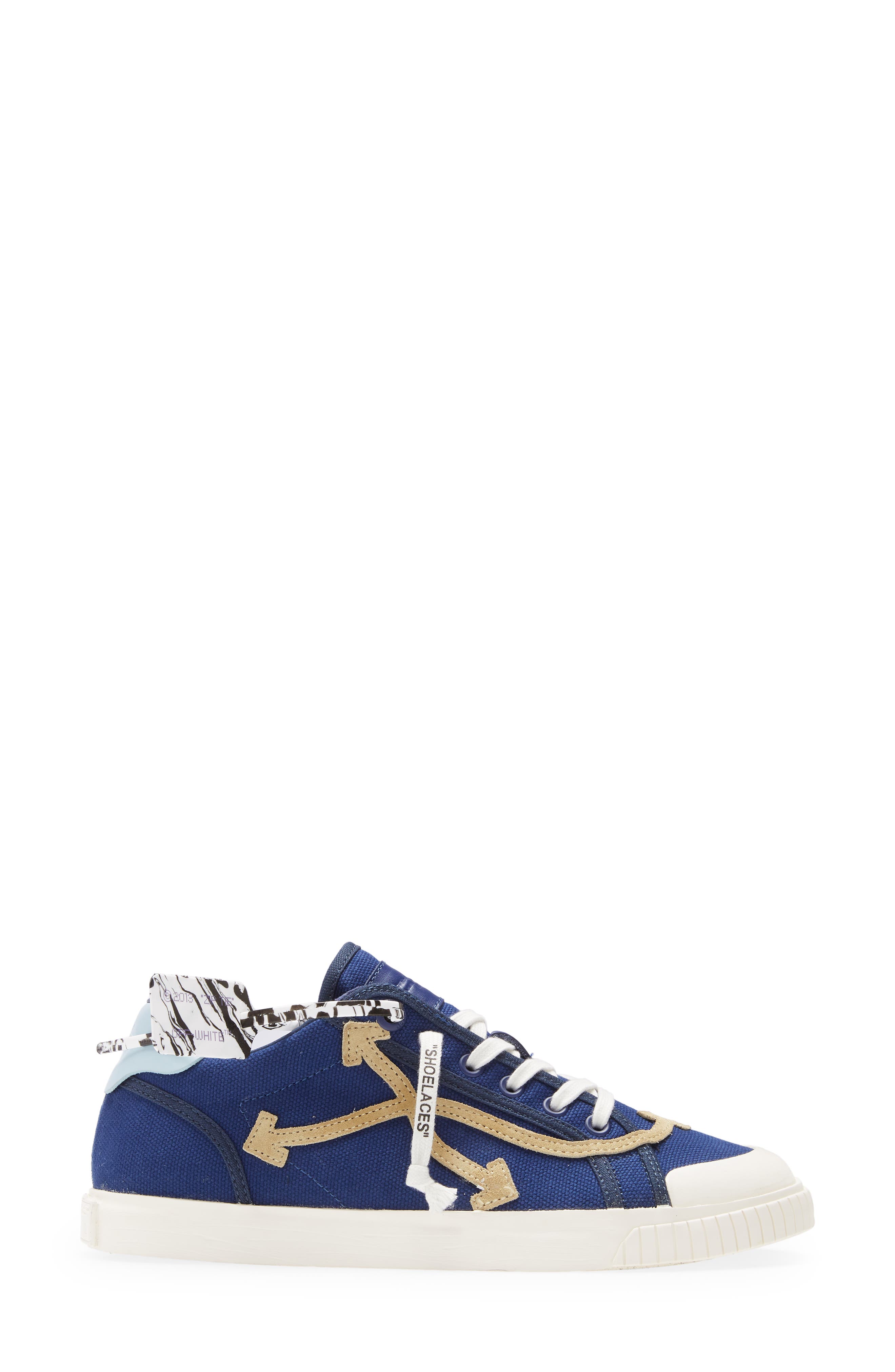 Vulcanized Low Top Sneaker, Alternate, color, BLUE