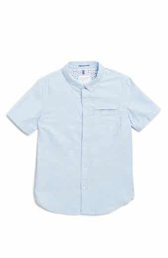 DENIM AND FLOWER Kids' Short Sleeve Button-Down Shirt